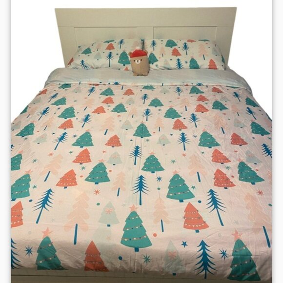 Christmas Duvet Cover Set Queen - Picture 3 of 8